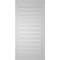 Ekena Millwork Vertical Surface Mount PVC Gable Vent: Functional, w/ 2"W x 1-1/2"P Brickmould Frame, 20"W x 40"H GVPVE20X4002SF - alternate 2